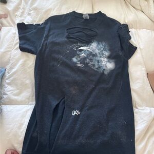 Men's Black Graphic T-Shirt